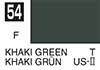 54 Khaki Green flat, Mr. Color solvent-based paint 10 ml. (Хаки Зелёный матовый, краска акриловая на растворителе 10 мл.), подробнее...