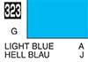 323 Light Blue gloss, Mr. Color solvent-based paint 10 ml. (Светло-Синий глянцевый, краска акриловая на растворителе 10 мл.), подробнее...